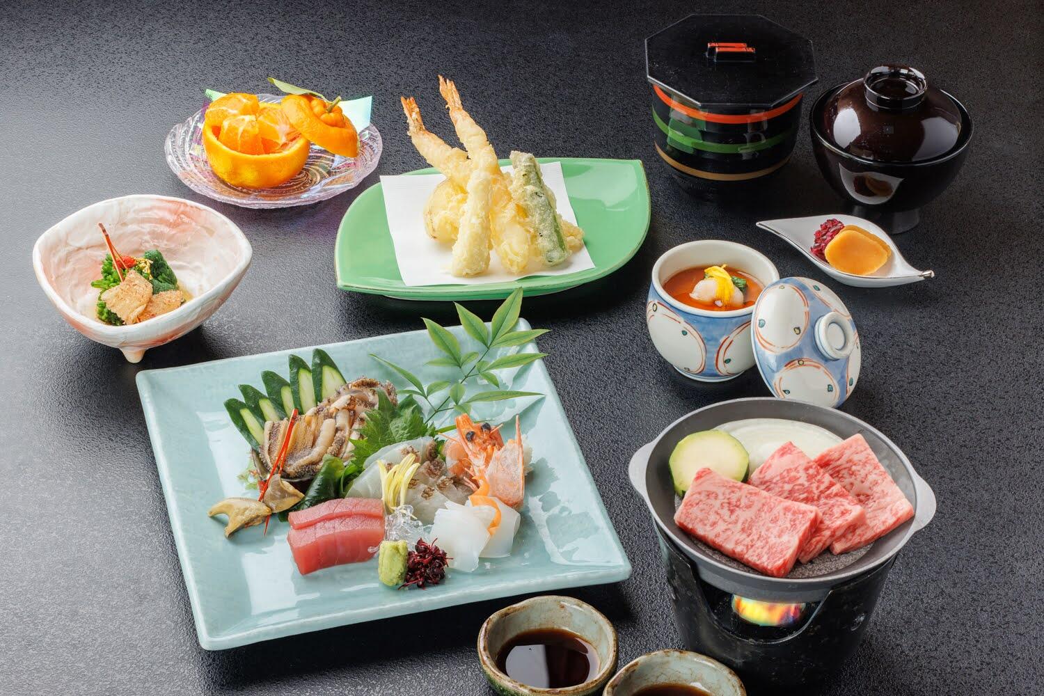 ★☆熊野牛とあわびの特別会席プラン☆★白良浜まで徒歩約2分